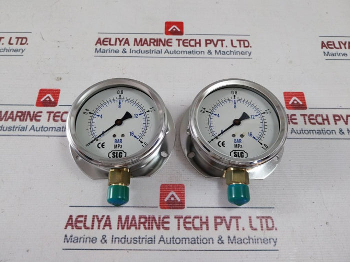 SLC 0-16 Bar Pressure Gauge 100 m/m 1/2 Inch PF