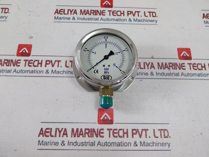 SLC 0-16 Bar Pressure Gauge 100 m/m 1/2 Inch PF