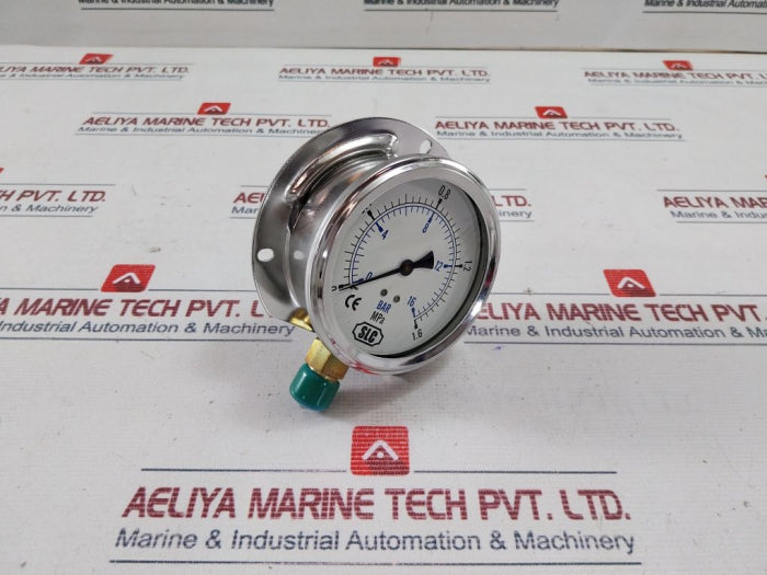 SLC 0-16 Bar Pressure Gauge 100 m/m 1/2 Inch PF