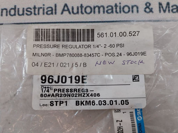 Smc Ar20-n02H-z-x406 Pressure Regulator