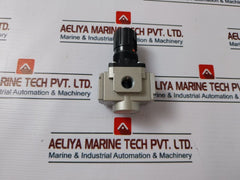 Smc Ar20P-270As Pneumatic Regulator With Ar20-f02 Bracket Assembly
