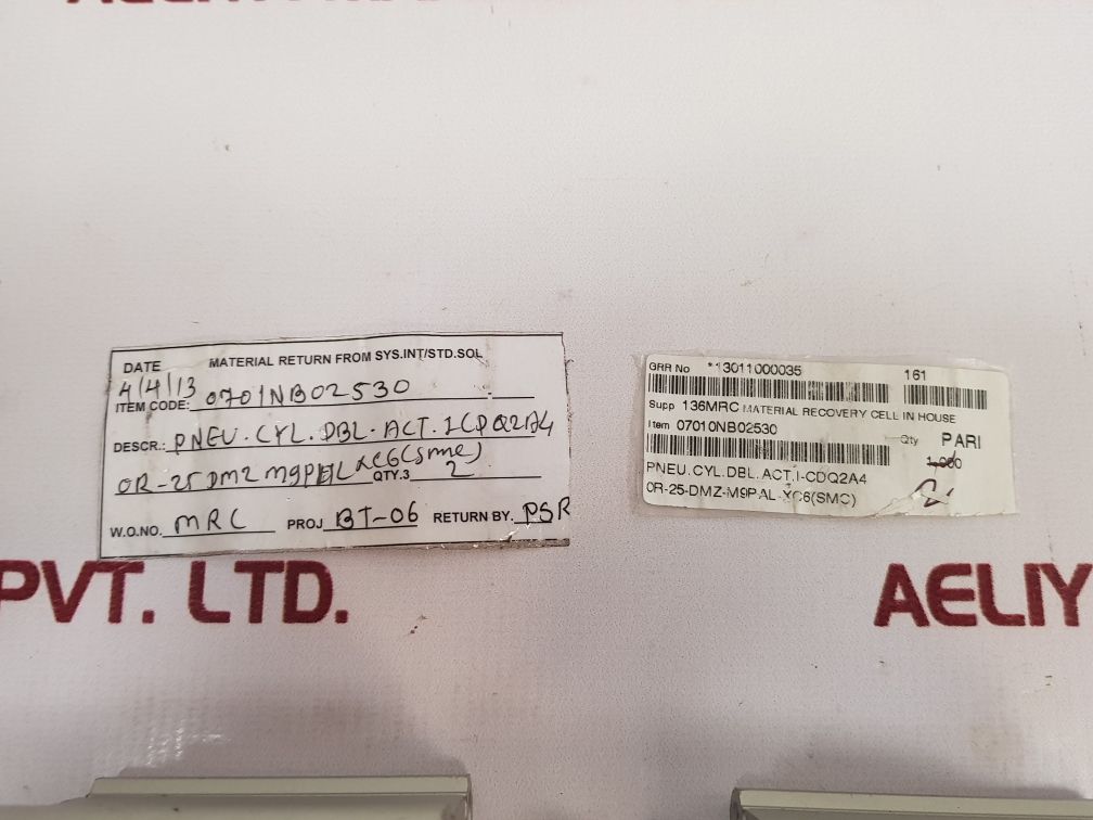 Smc Cdq2A40R-25Dmz-m9Pal-xc6 Air Cylinder