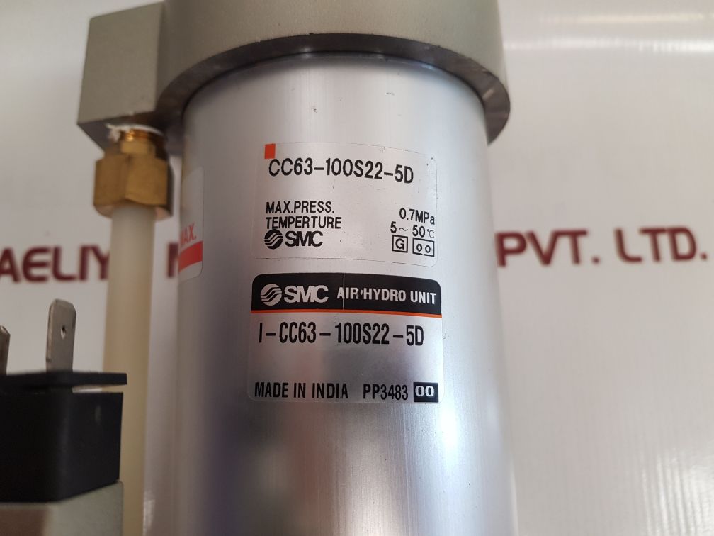 Smc i-cc63-100s22-5d air hydro unit