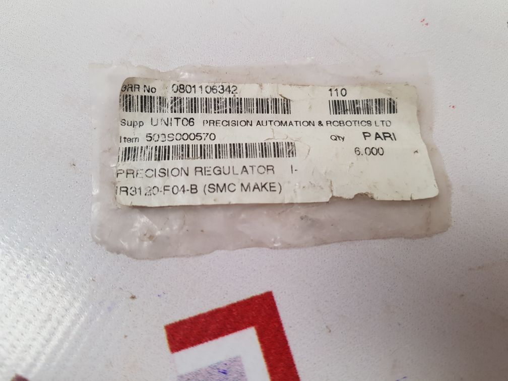 Smc Ir3120-f04 Precision Regulator