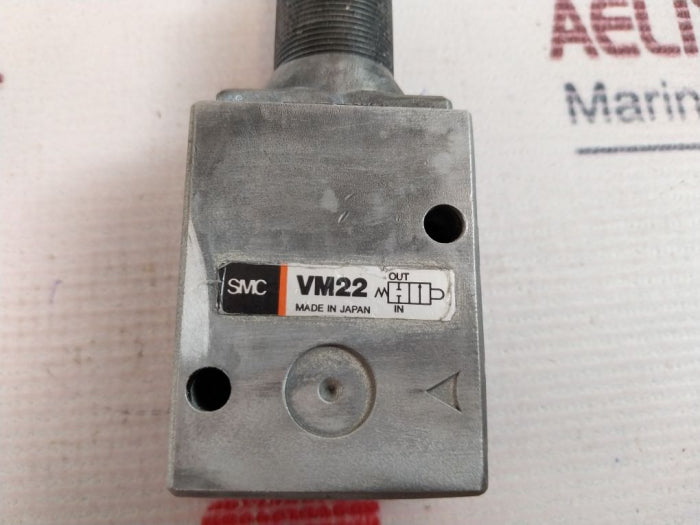 SMC VM22 Roller Lever Pneumatic Manual Control Valve