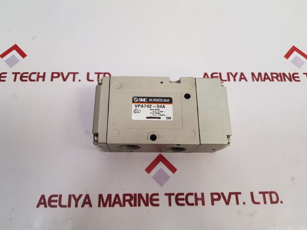 Smc Vpa742-04A Air Operated Valve