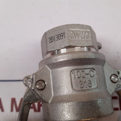 Set of 6X Snaplock 100-a 316 female coupler with hose tail 100-c 316