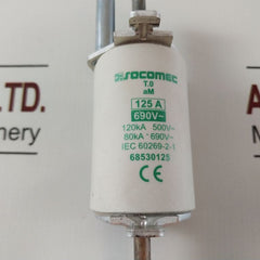 Socomec 68530125 Fuse 120Ka 500V 690V Iec 60269-2-1