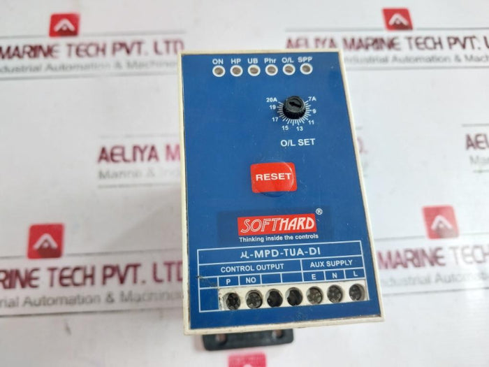 Softhard µ-mpd-tua-di Motor Protection Relay 7-20A 230Vac