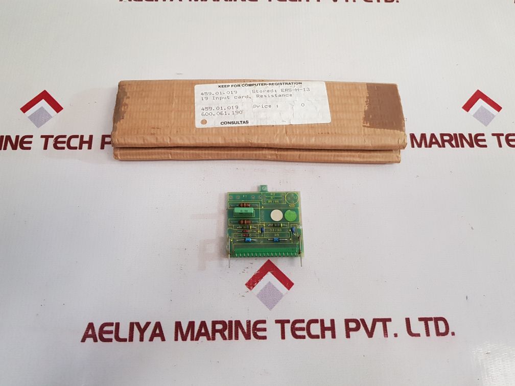 Soren T. Lyngso 600061190 19 Input Card, Resistance