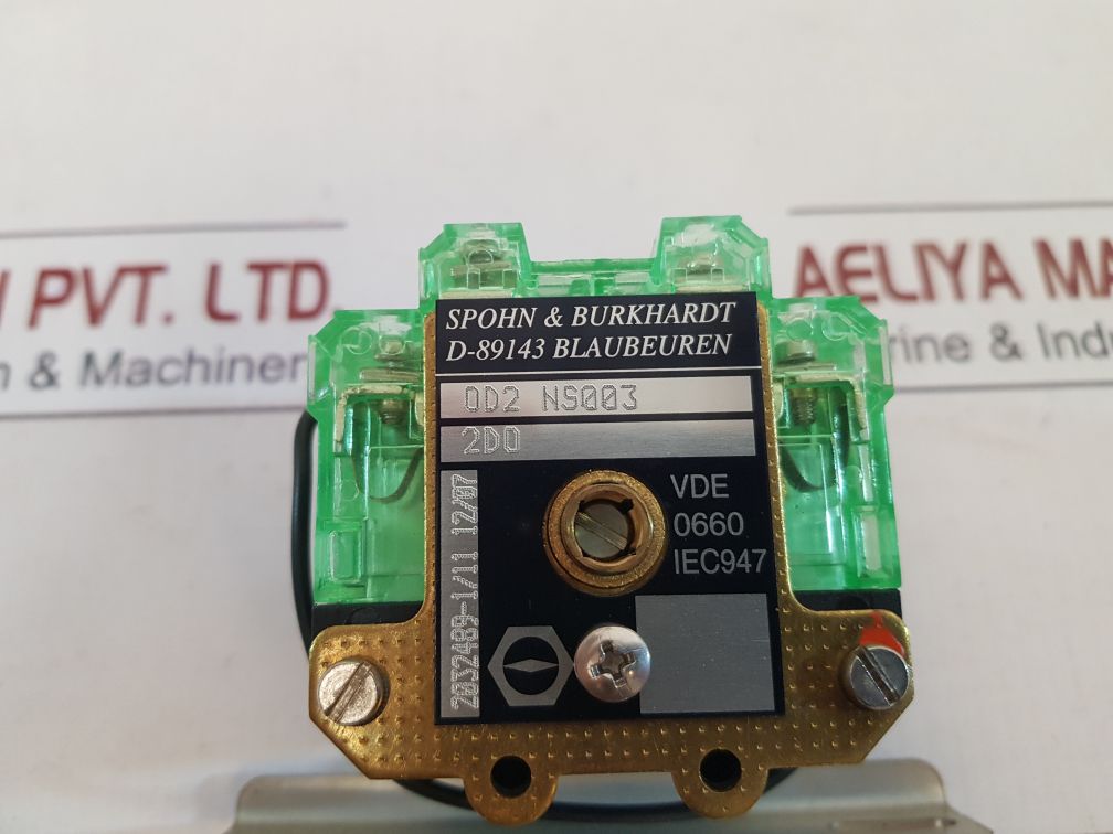 Spohn & Burkhardt D-89143 Joystick Control Switch