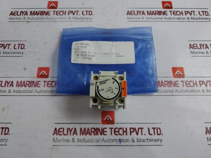 Sprecher +Schuh Cze 3-11 Time Delay Block Relay 660V 10A 0.3-30S