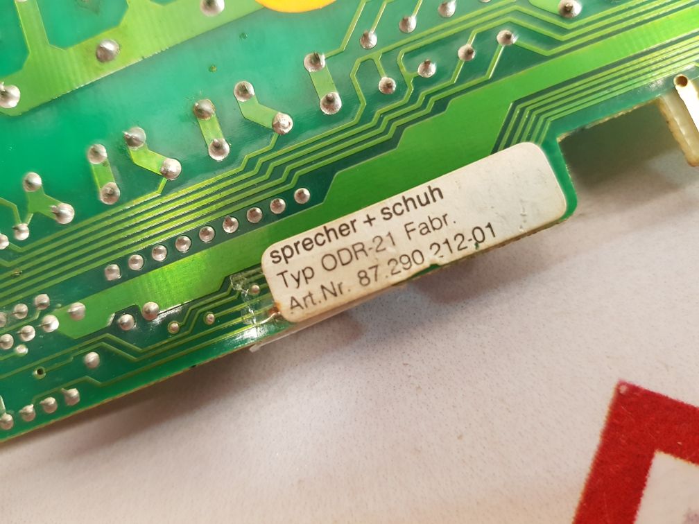 Sprecher+Schuh Odr-21 Relay Output Module 87.290.212-01
