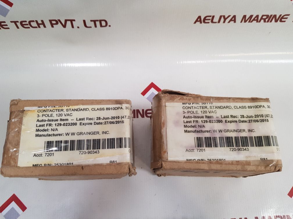 Square d 8910 dpa 33 ser: b definite purpose contactor 25301801 b81