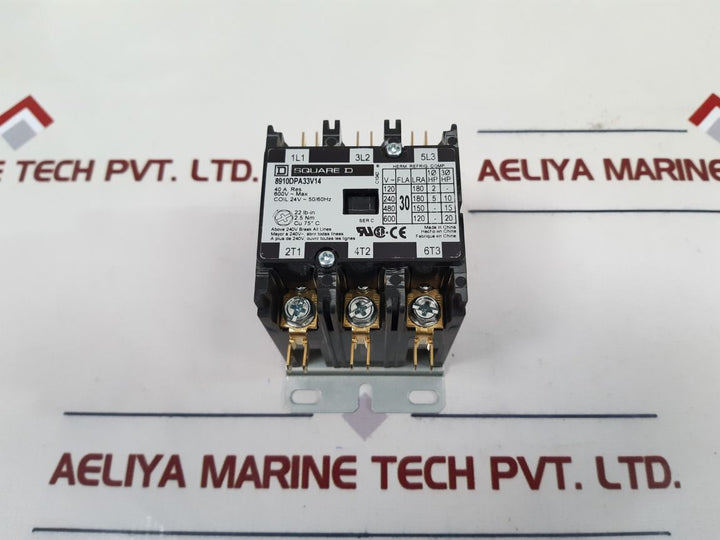 Square d 8910dpa33v14 ser.c 3 pole definite purpose contactor