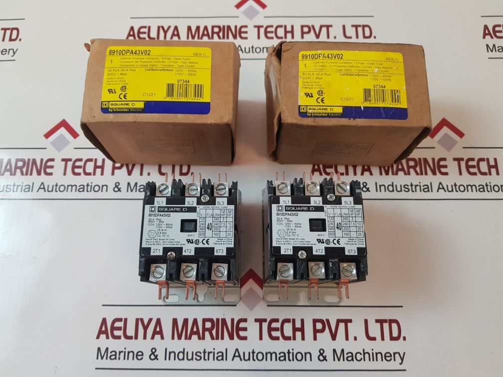 Square D 8910Dpa43V02 Definite Purpose Contactor