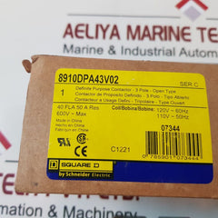 Square D 8910Dpa43V02 Definite Purpose Contactor