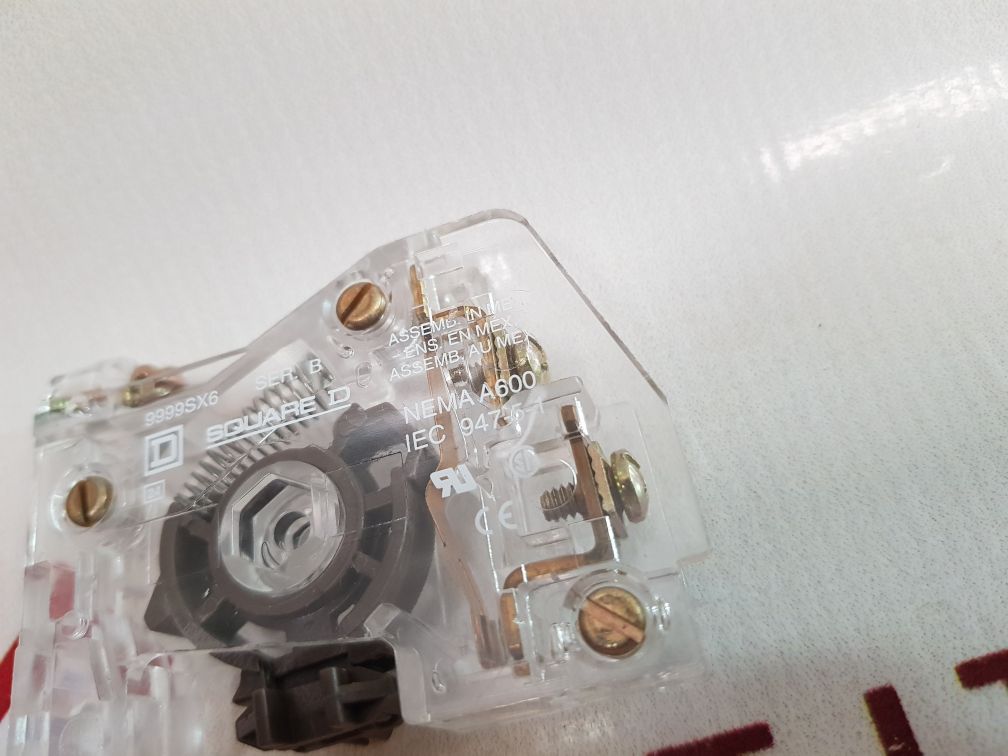 Square D 9999Sx6 Series B Auxiliary Contact Kit Sqd-9999-sx6