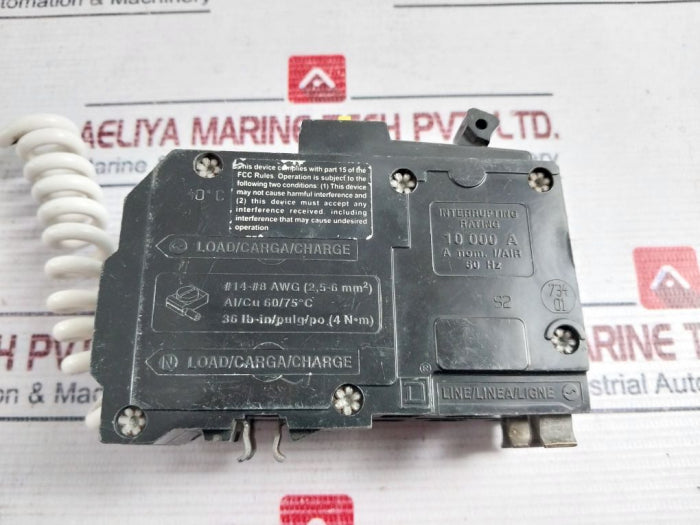 Square D Ad-910 Type Qo Circuit Breaker Class A 20A 120/240V~ 60Hz