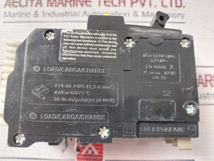 Square D Ad-910 Type Qo Circuit Breaker Class A 120/240V 60Hz