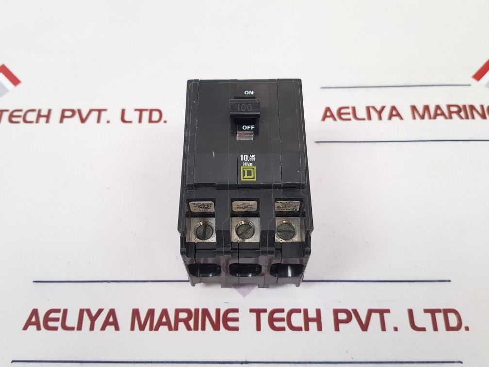 Square D Q03100 Circuit Breaker 3 Pole Unit