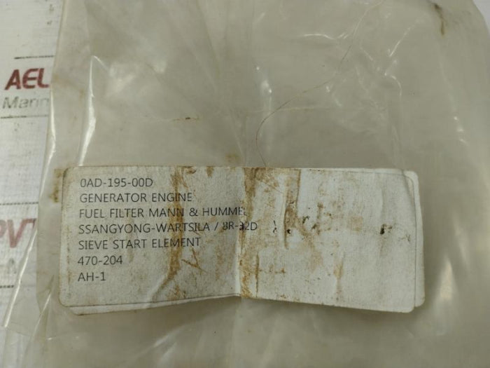 Ssangyong-wartsila 470-204 Filter Replacement Sieve Start Element 0Ad-195-00D