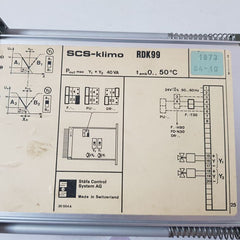 Staefa control system rdk 99 control board