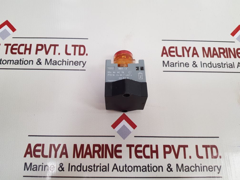 Stahl 8017/2 Signal Red Lamp x-80/2097 u