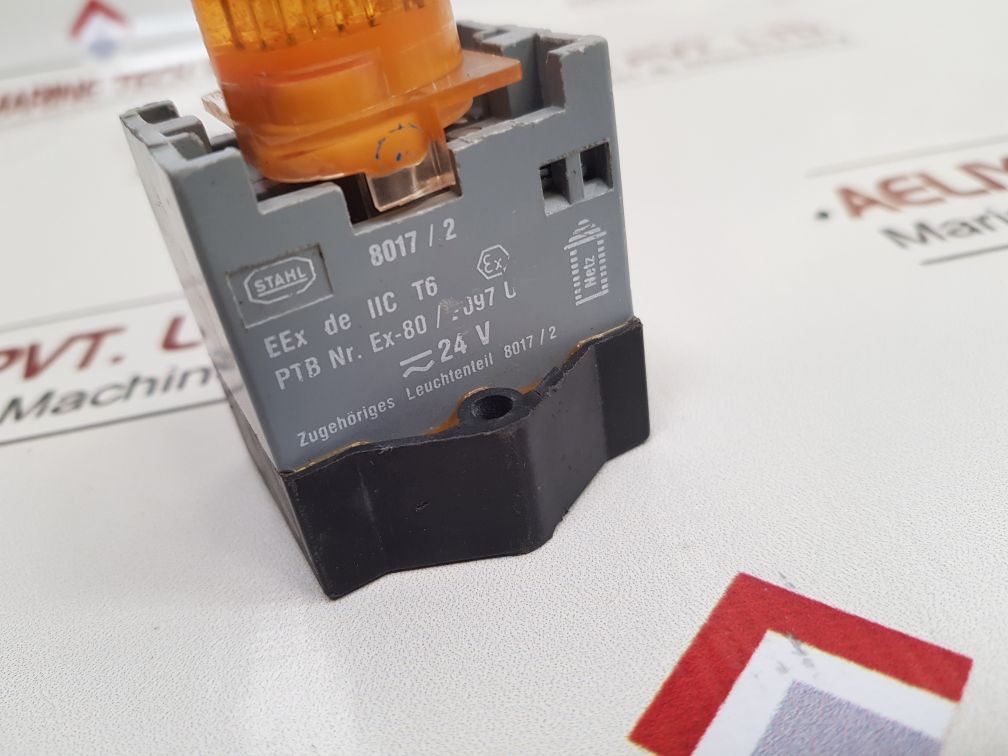 Stahl 8017/2 Signal Red Lamp x-80/2097 u