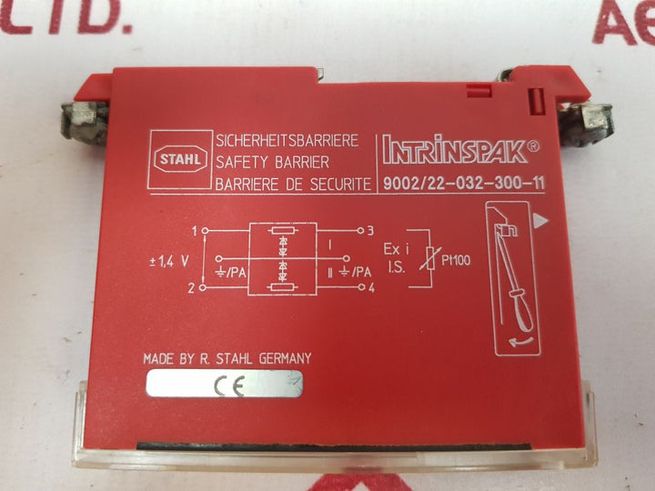 Stahl 9002/22-032-300-11 Intrinspak Safety Barrier 250 V
