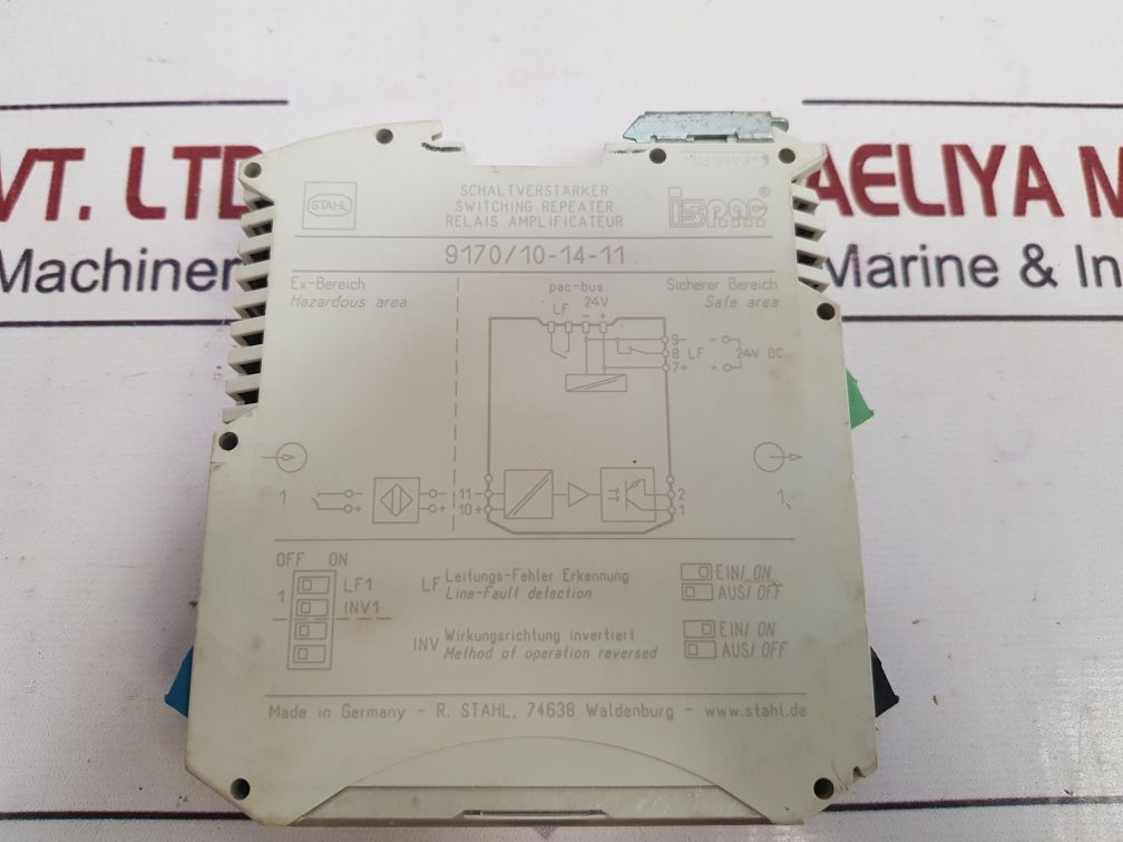 Stahl Ispac 9170/10-14-11 Switching Repeater