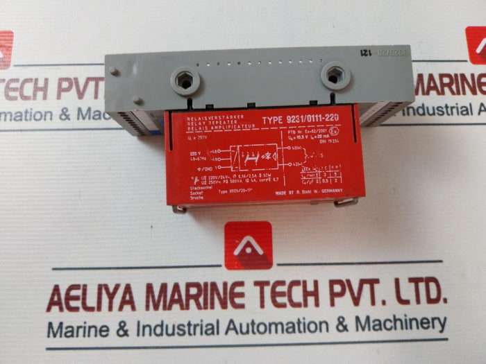 Stahl 9231/0111-220 Relay Repeater 250V 48-60 hz
