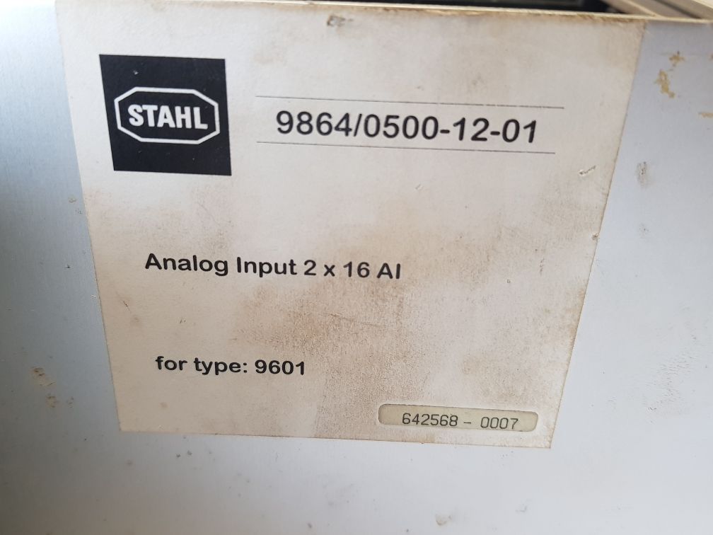 Stahl ics 1000 9601 module rack 642568-0007