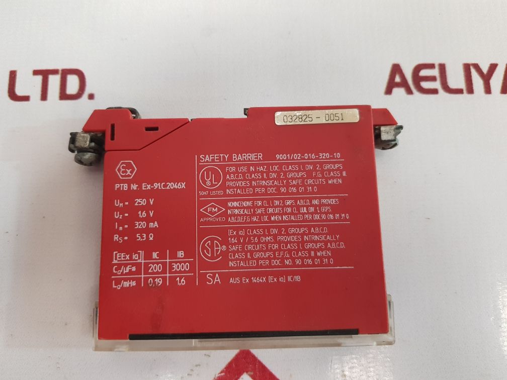 Stahl intrinspak 9001/02-016-320-10 safety barrier