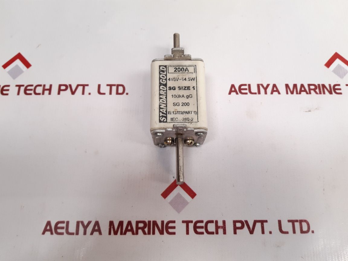 Standard Gold 415V~14.5W Fuse Link 200 A
