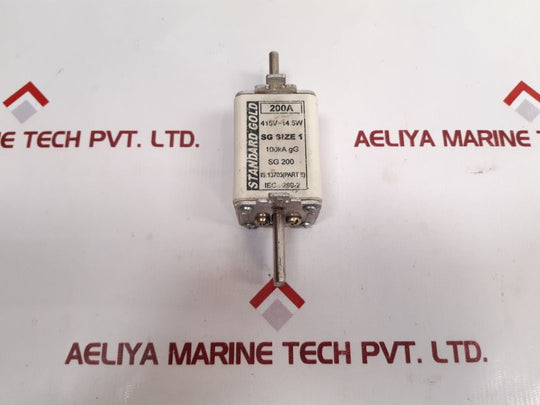 Standard Gold 415V~14.5W Fuse Link 200 A
