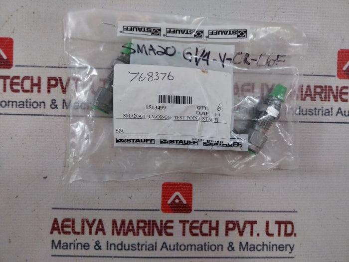 Stauff G1/4 SMA-G1/4 V-OR Test Coupling With Ball Check