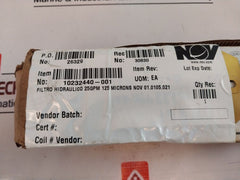 Stauff Nov Tmf-25-5 Hydraulic Filter 10232440-001
