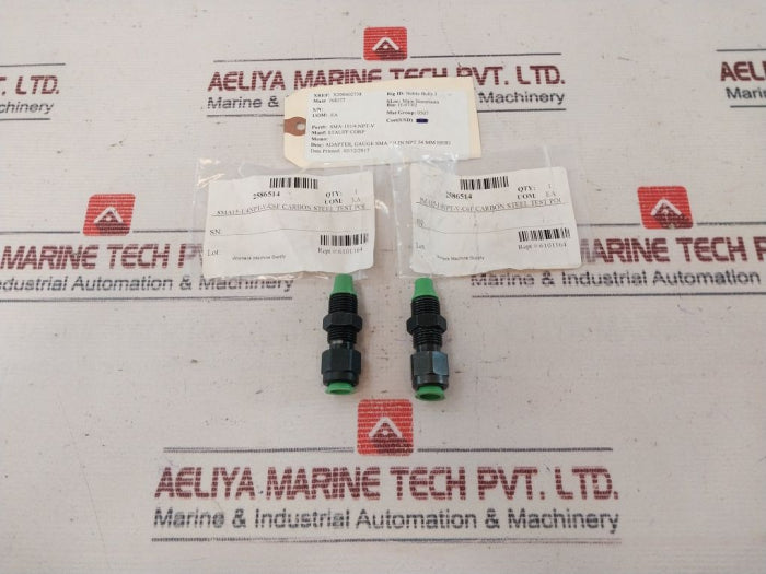 Stauff Sma-151/4 Npt-v Adapter Gauge Sma 1/4 In Npt 54 Mm Heig 2586514