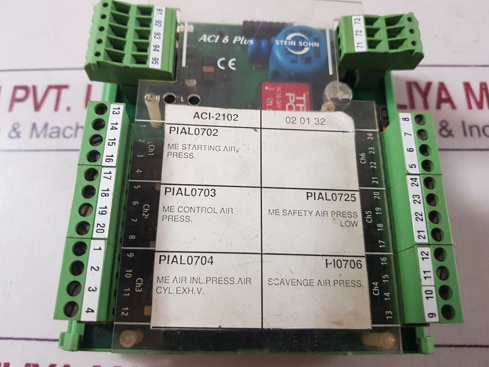 Stein Sohn F101003A Aci 6 Plus Analog Current Input Rev.J