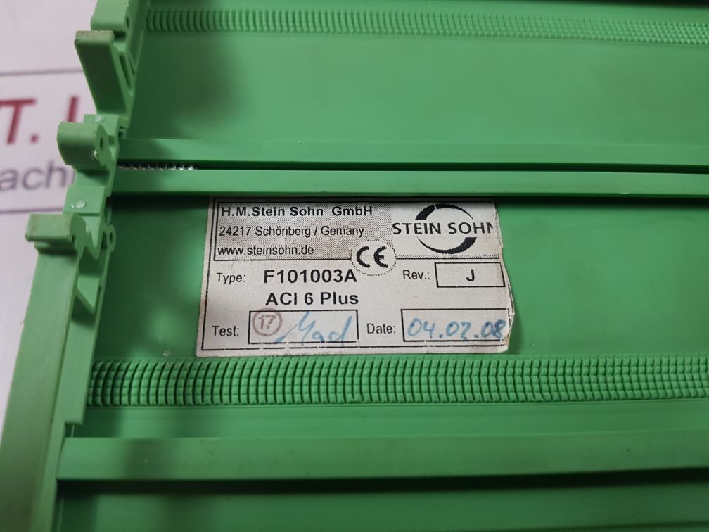 Stein Sohn F101003A Aci 6 Plus Analog Current Input Rev.J