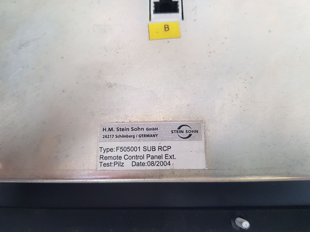 Stein sohn f505001 sub rcp remote control panel ext.