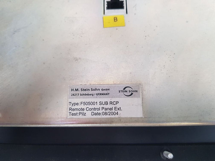 Stein sohn f505001 sub rcp remote control panel ext.
