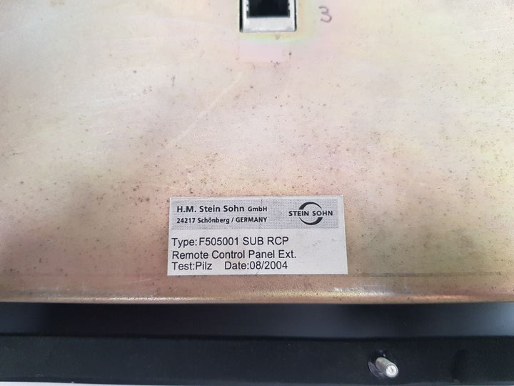 Stein Sohn F505001 Sub Rcp Remote Control Panel Ext.