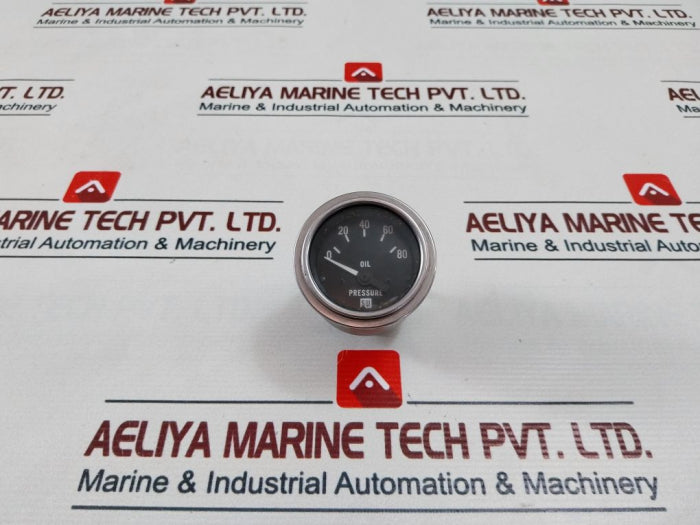 Stewart Warner 82304 Oil Pressure Gauge 0-80 Psi