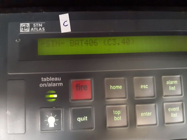 Stn atlas bat 426b signal fire alarm control display 271.135 587