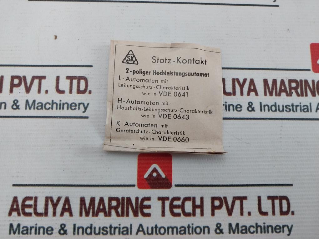 Stotz-kontakt S202-l Circuit Breaker 10A 250-380V