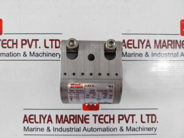 Straub Flex 1L 48.3 Coupling 25 Bar 232 Psi