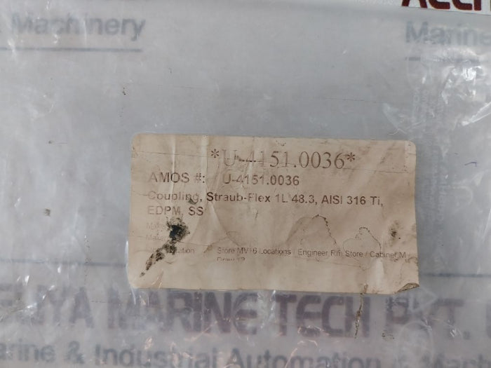 Straub Flex 1L 48.3 Coupling 25 Bar 232 Psi