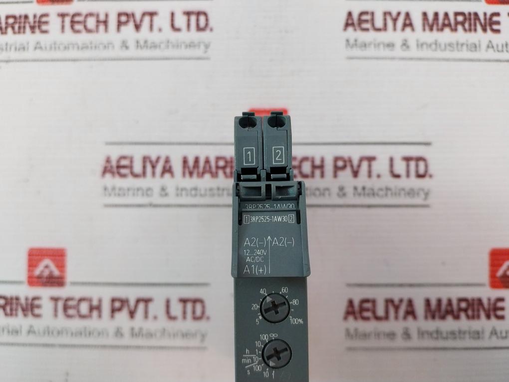Siemens Sirius 3Rp2525-1Aw30 Time Relay 12-240V Ac/Dc 50/60Hz